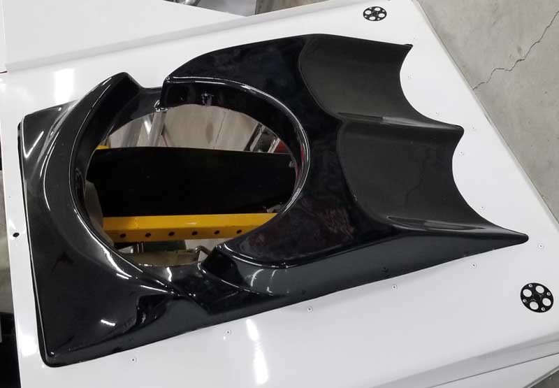 Fiberglass Racing Hood Scoop