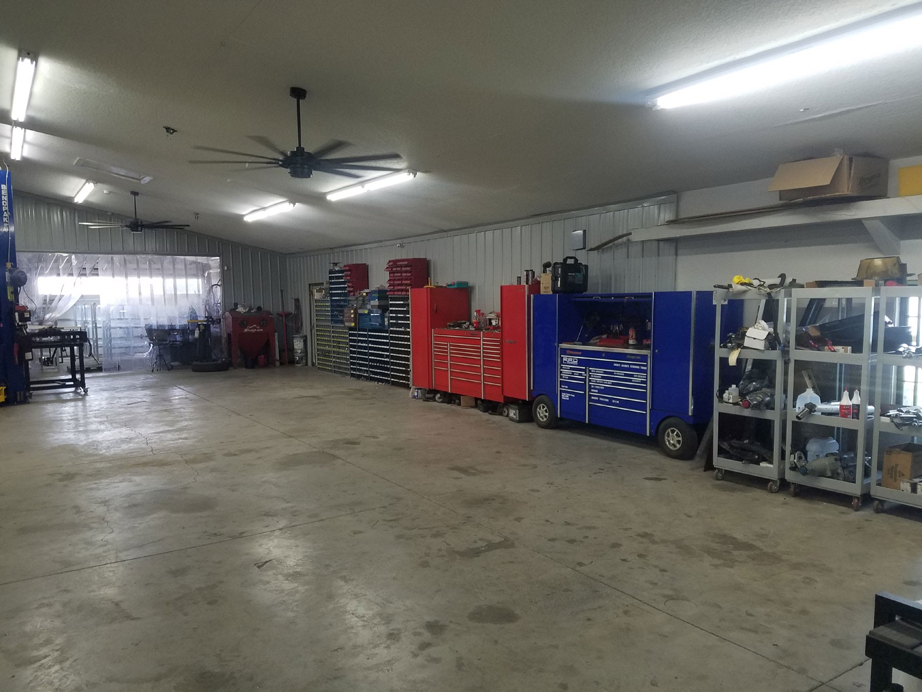 Our shop is over 10,000 square feet